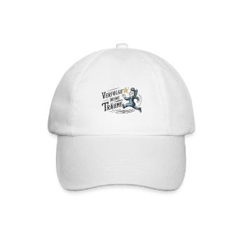 Verfolge deine Träume - Baseballkappe - Weiß/Weiß - Vorne