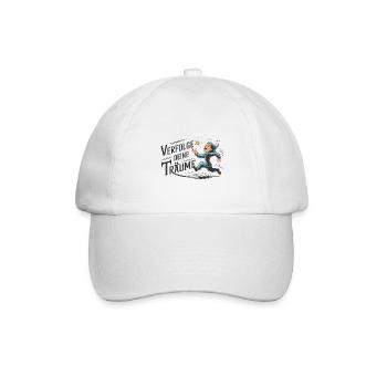 Verfolge deine Träume - Baseballkappe - Weiß/Weiß - Vorne