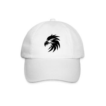 Adler Adlerkopf - Baseballkappe - Weiß/Weiß - Vorne