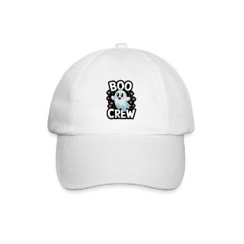 Süßes Gespenst – Boo Crew - Baseballkappe - Weiß/Weiß - Vorne