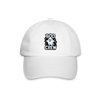 Süßes Gespenst – Boo Crew - Baseballkappe - Weiß/Weiß - Vorne