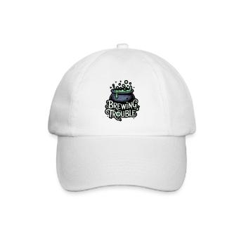Hexenkessel – Brewing Trouble - Baseballkappe - Weiß/Weiß - Vorne
