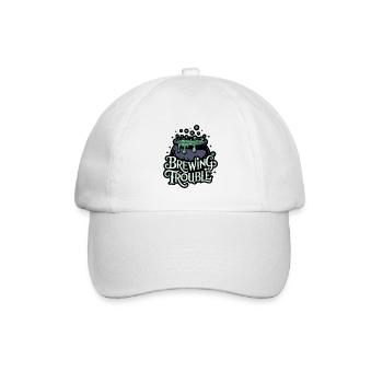 Hexenkessel – Brewing Trouble - Baseballkappe - Weiß/Weiß - Vorne