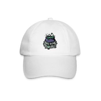 Hexenkessel – Brewing Trouble - Baseballkappe - Weiß/Weiß - Vorne