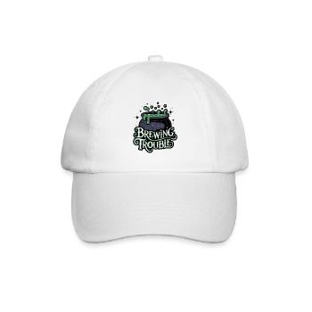 Hexenkessel – Brewing Trouble - Baseballkappe - Weiß/Weiß - Vorne