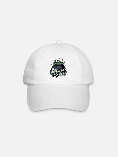 Hexenkessel – Brewing Trouble - Baseballkappe - Weiß/Weiß