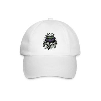 Hexenkessel – Brewing Trouble - Baseballkappe - Weiß/Weiß - Vorne