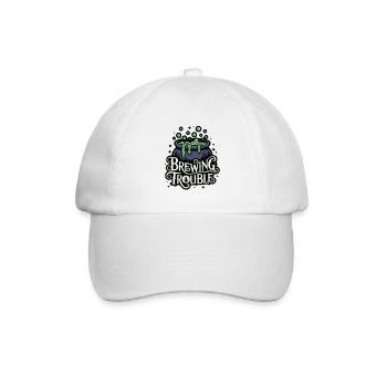 Hexenkessel – Brewing Trouble - Baseballkappe - Weiß/Weiß - Vorne