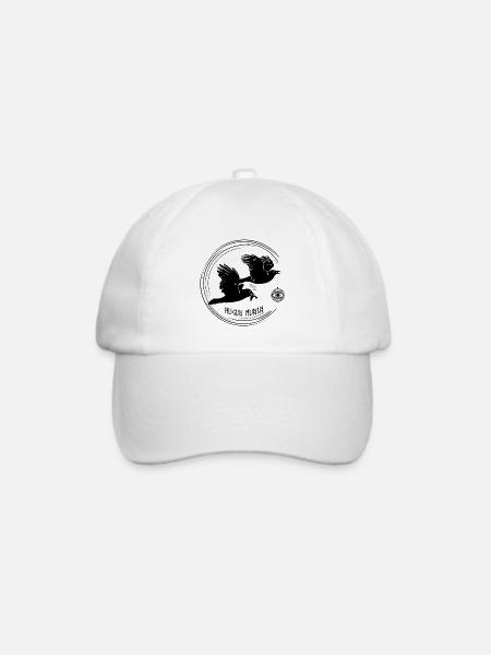 Hugin und Munin - Baseballkappe - Weiß/Weiß