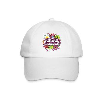 Schulbehörde Blumen Schulberater - Baseballkappe - Weiß/Weiß - Vorne