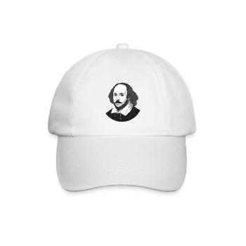 William Shakespeare - Baseballkappe - Weiß/Weiß - Vorne