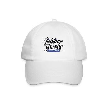 Therapeuten Psychotherapeuten Abschiedsgeschenk - Baseballkappe - Weiß/Weiß - Vorne