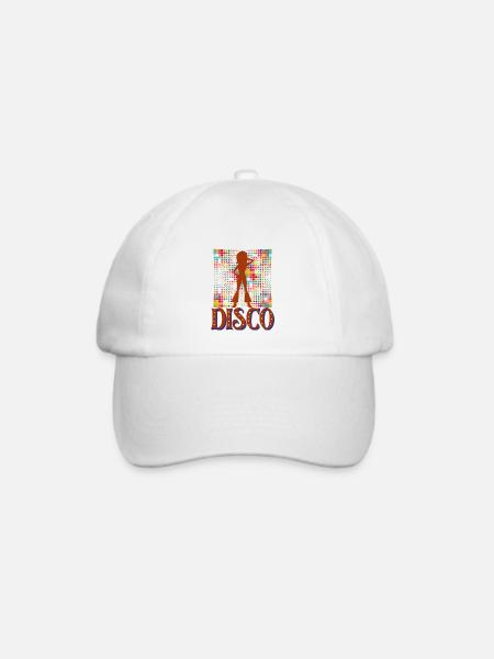 Disco-Tänzerin. - Baseballkappe - Weiß/Weiß