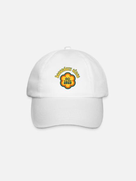 Legendary since July 1975 Geburtstag Retro - Baseballkappe - Weiß/Weiß