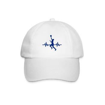 Haertbeat Basketball - USA - Team Sport - Hoops - Baseballkappe - Weiß/Weiß - Vorne