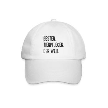 Tierpfleger - Baseballkappe - Weiß/Weiß - Vorne