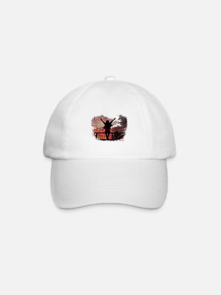 Spruch Design Liebe - Baseballkappe - Weiß/Weiß
