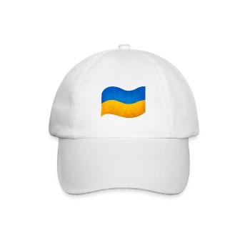 The flag of Ukraine - Baseballkappe - Weiß/Weiß - Vorne