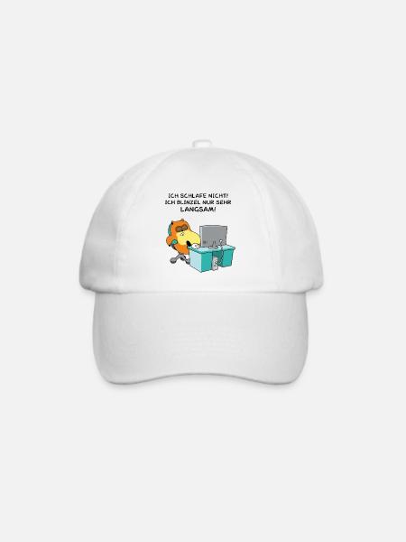 Powernapping - Kaffeetasse - Baseballkappe - Weiß/Weiß