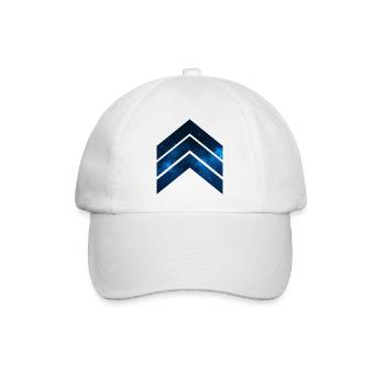 Blue Galaxy - Baseballkappe - Weiß/Weiß - Vorne