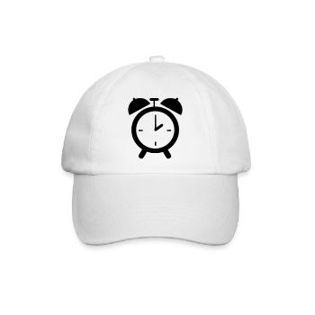 wecker - Baseballkappe - Weiß/Weiß - Vorne