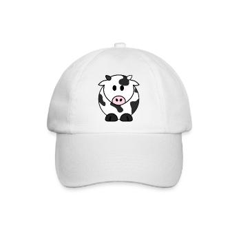 cow259 - Baseballkappe - Weiß/Weiß - Vorne