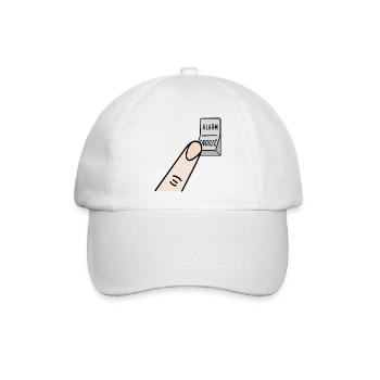 schlafen - Baseballkappe - Weiß/Weiß - Vorne