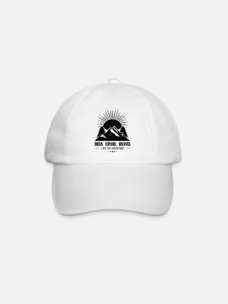 Mountain - Baseballkappe - Weiß/Weiß