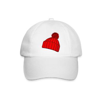 Mütze - Baseballkappe - Weiß/Weiß - Vorne