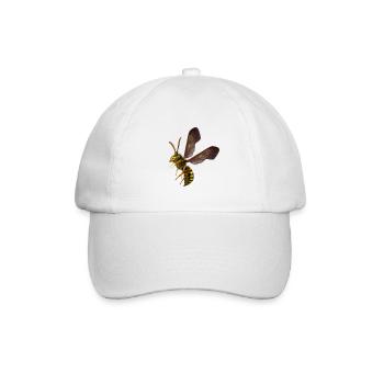 Wasp Shirt von Custom - Baseballkappe - Weiß/Weiß - Vorne