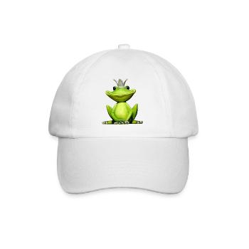 Hairo der Froschkönig - Baseballkappe - Weiß/Weiß - Vorne