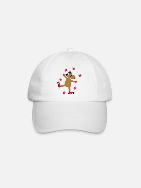 Weihnachten - Baseballkappe - Weiß/Weiß