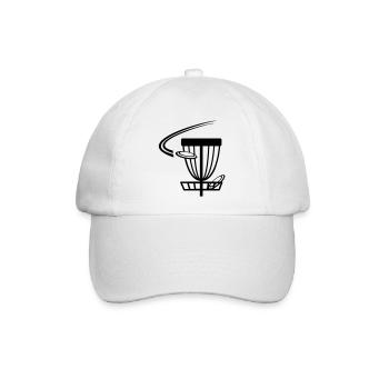 Discgolf-Korb - Baseballkappe - Weiß/Weiß - Vorne