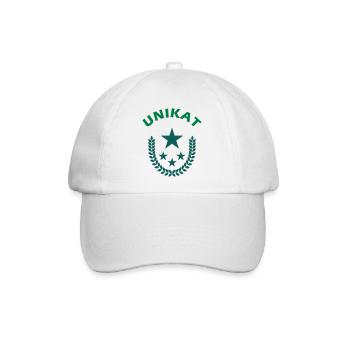 Siegreiches Unikat Lorbeeren-Shirt - Baseballkappe - Weiß/Weiß - Vorne