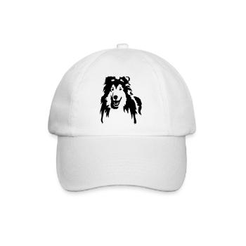 Collie - Baseballkappe - Weiß/Weiß - Vorne