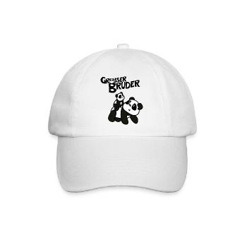 Pandalena Großer Panda Bruder - Baseballkappe - Weiß/Weiß - Vorne