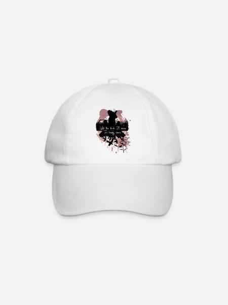RHCP Splat - Baseballkappe - Weiß/Weiß