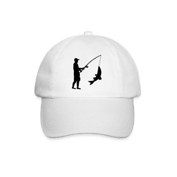 angler - Baseballkappe - Weiß/Weiß - Vorne