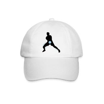 Libero only pain, no fame - Baseballkappe - Weiß/Weiß - Vorne
