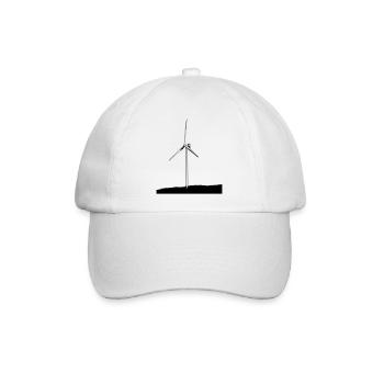 Windrad - Baseballkappe - Weiß/Weiß - Vorne