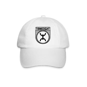 Tamazight - Baseballkappe - Weiß/Weiß - Vorne