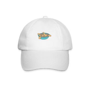 Frühstück Honig - Baseballkappe - Weiß/Weiß - Vorne