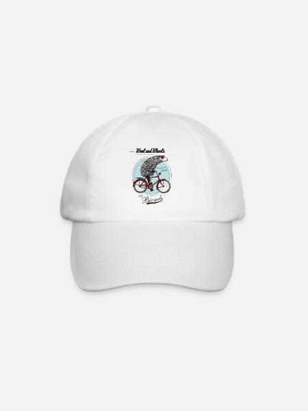 Wool and Wheels - Baseballkappe - Weiß/Weiß