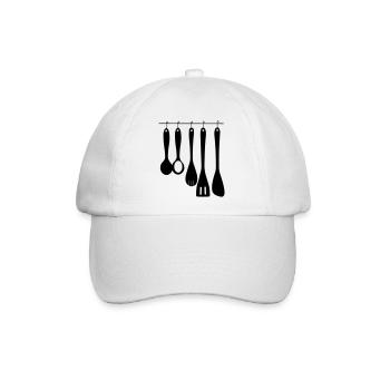 Küchengeräte - Baseballkappe - Weiß/Weiß - Vorne