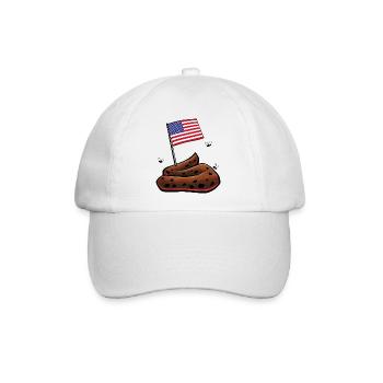 USA Haufen - Baseballkappe - Weiß/Weiß - Vorne