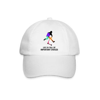 Freestyle-Roller - Baseballkappe - Weiß/Weiß - Vorne