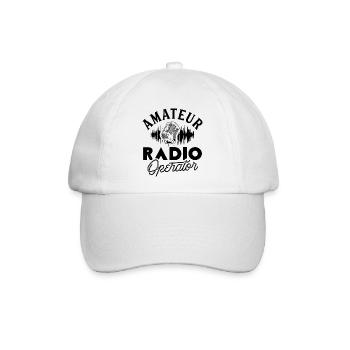 Amateurfunk Radio Amateurfunker - Baseballkappe - Weiß/Weiß - Vorne