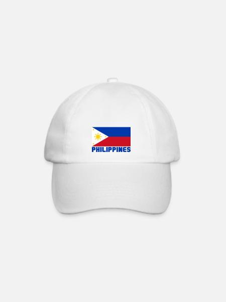 Philippinen - Baseballkappe - Weiß/Weiß