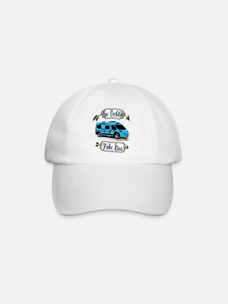 Kastenwagen Van Design 6m TK - Baseballkappe - Weiß/Weiß