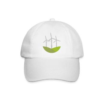 Windrad - Baseballkappe - Weiß/Weiß - Vorne